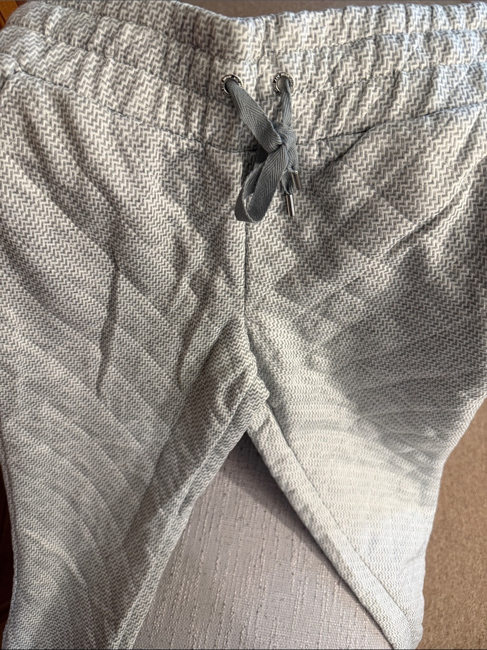 Jones New York Kids Light Gray Drawstring Joggers
